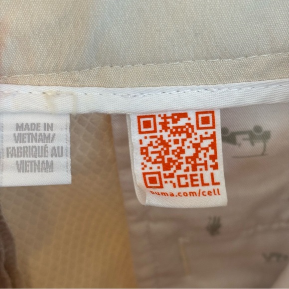 Puma Cream Performance Activewear Flat Front Chino Golf Pants Mens 38x32 *NOTE - Picture 4 of 10